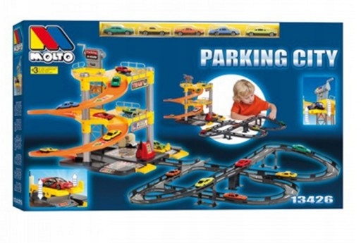 Molto Parking Garaż 3 poziomy + tor + 5 autek