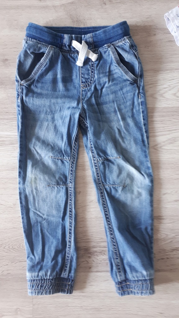 Spodnie jeans jeansowe chłopięce 110 KappAHL