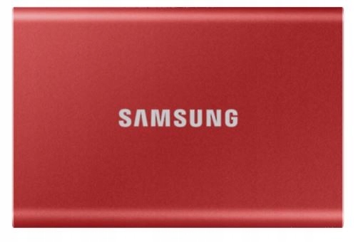 SAMSUNG Dysk Portable T7 1TB USB3.2 GEN.2 czerwony