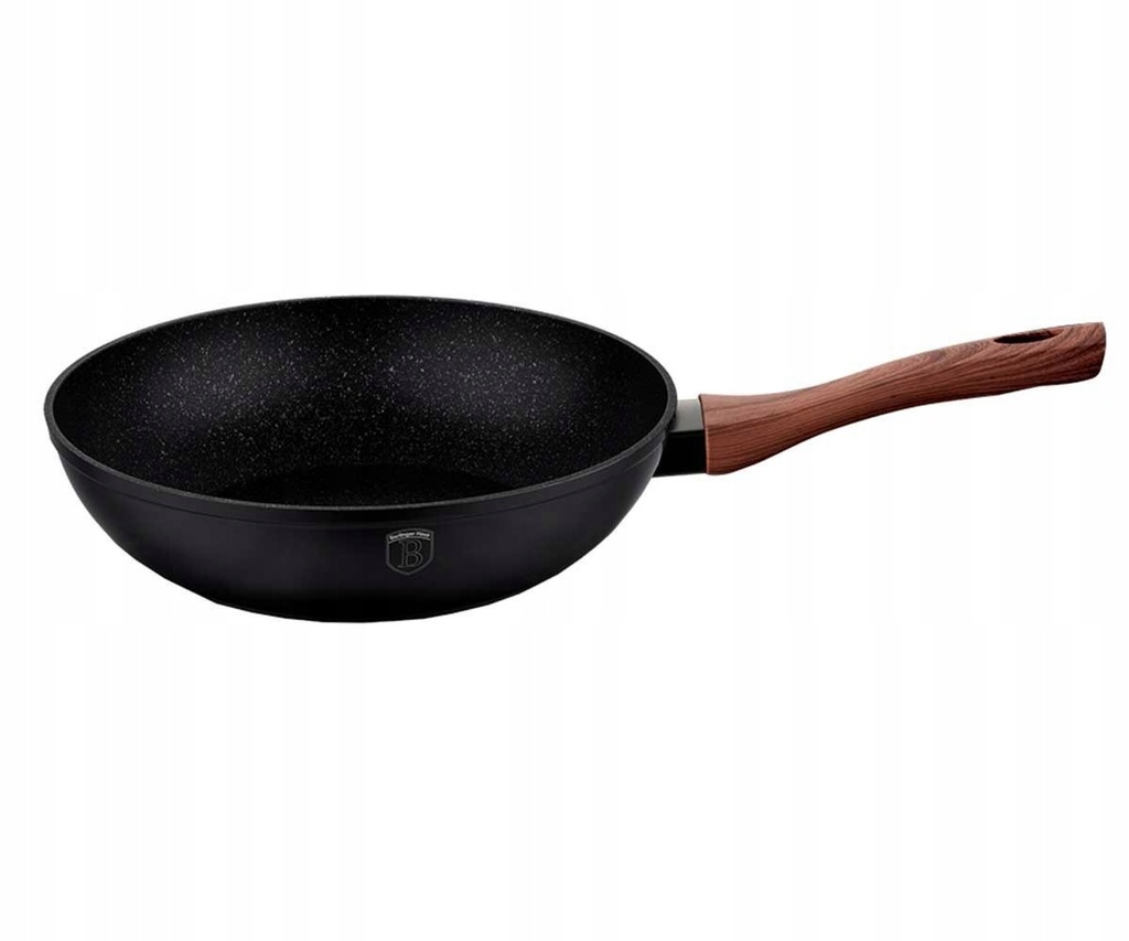 WOK GRANITOWY 28cm BERLINGER HAUS BH-1719 EBONY RO