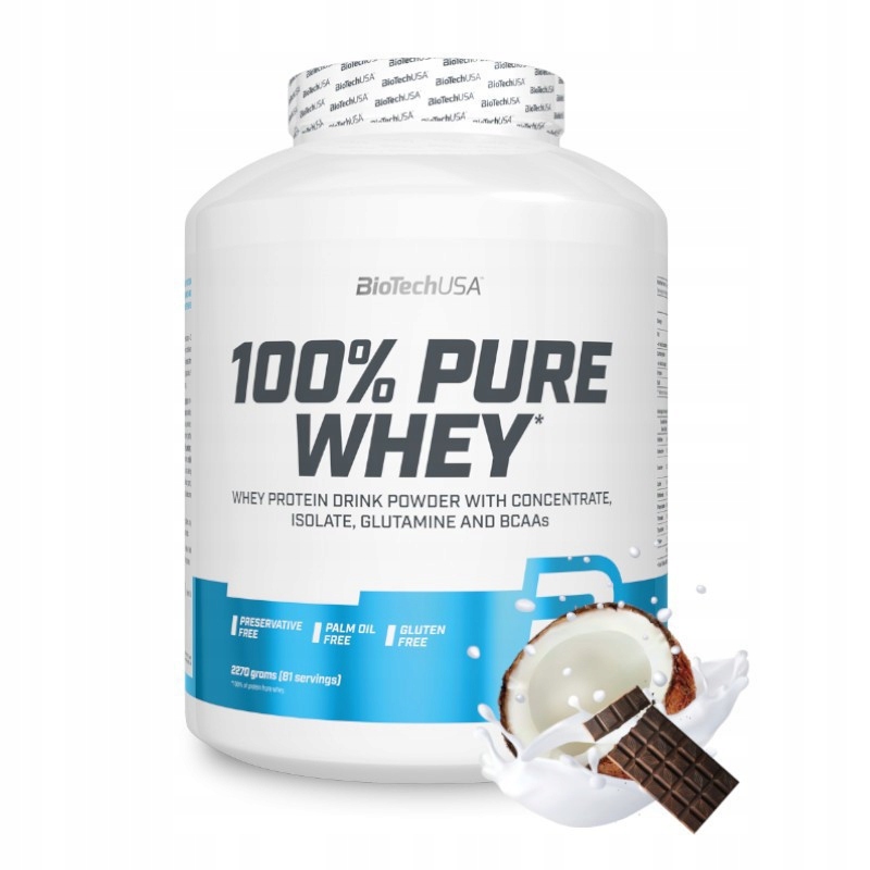 BioTech USA 100% Pure Whey, Czekolada-Kokos - 2270