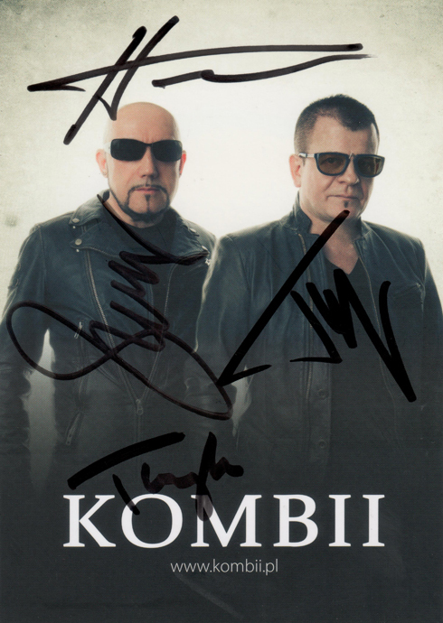 Kombii - autografy - aukcja dla Kuby