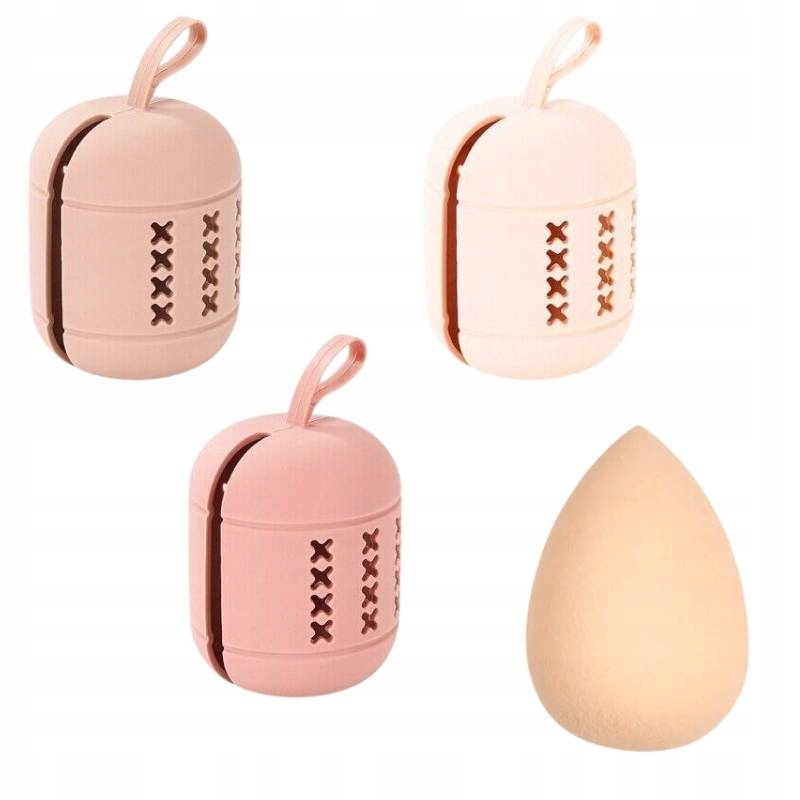 Zestaw SILIKONOWE ETUI I GĄBKA DO MAKIJAŻU osłonka na beauty blender