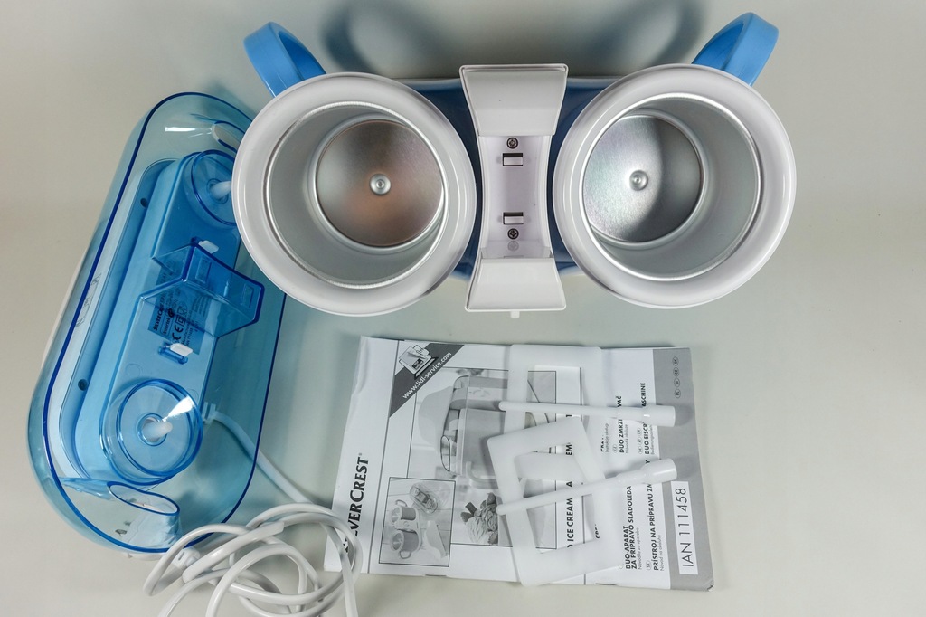 Maszynka do lodów DUO ICE CREAM MAKER SilverCrest 9226277951