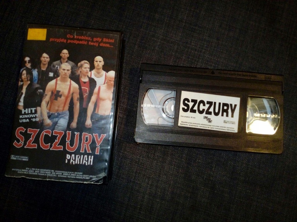 Kaseta wideo VHS Szczury Pariah Skinheads Skinhead