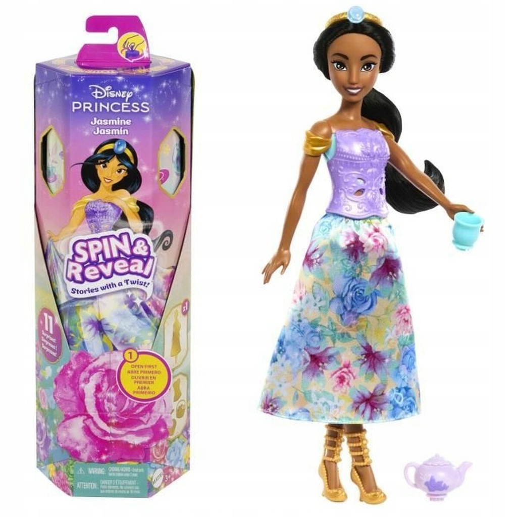 Lalka z Akcesoriami Disney Princess Spin &amp;