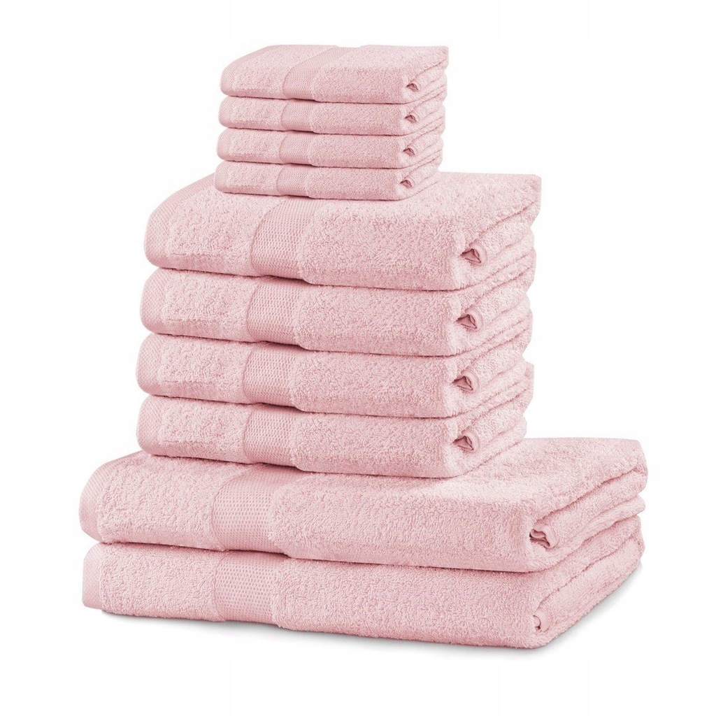 Ręcznik MARINA kolor pudrowy róż 2*70x140+4*50x100+4*30x50 decoking - TOWEL
