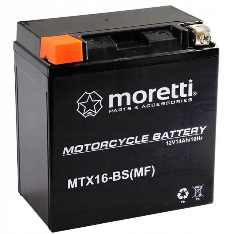 AKUMULATOR ŻELOWY MORETTI YTX16B-BS MTX16-BS