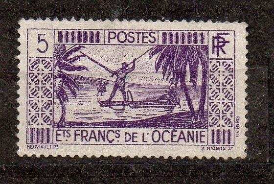Francja-Oceania 1943 Mi 93