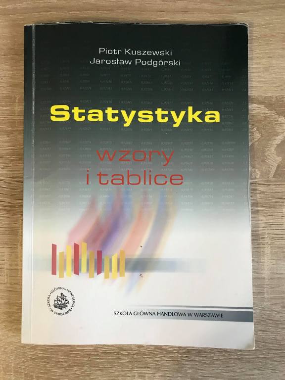 Statystyka - wzory i tablice