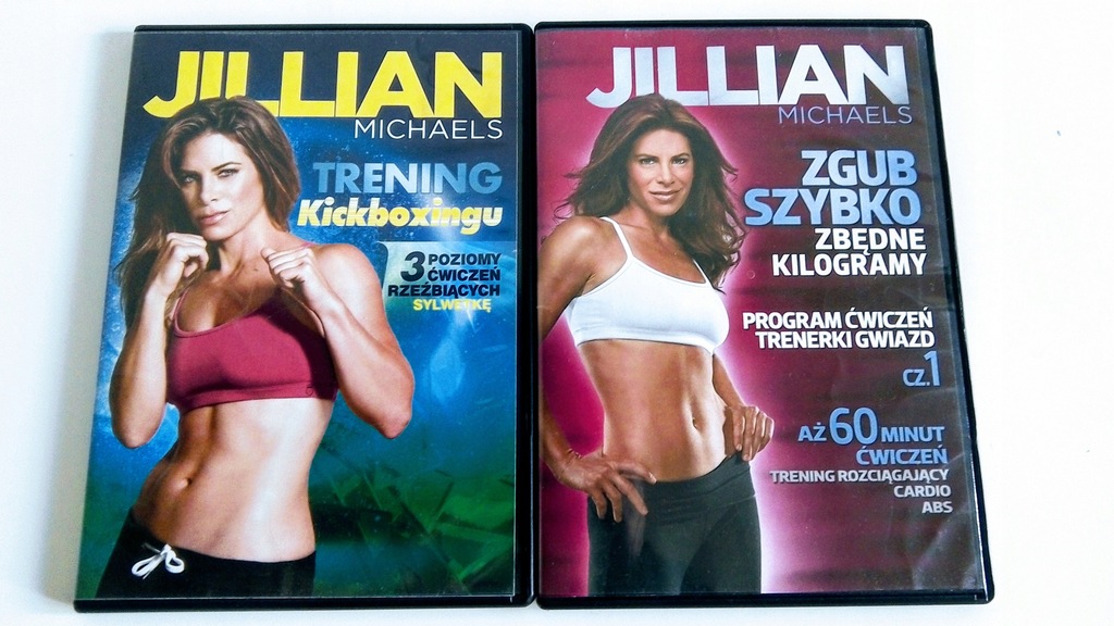 Jillian Michaels ćwiczenia fitness trening 2 płyty