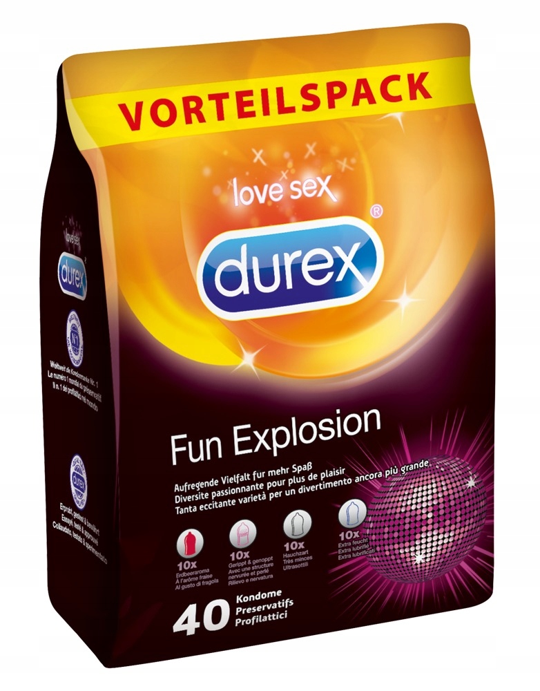 Prezerwatywy Durex Fun Explosion