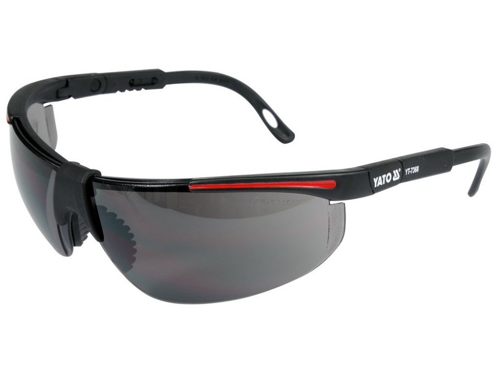OKULARY OCHRONNE SZARE TYP 91708 YATO