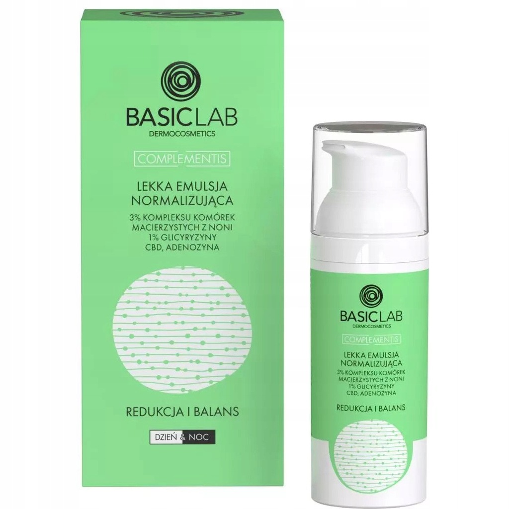 BasicLab Complementis Lekka emulsja normalizująca 3% Kompleksu komórek 50ml