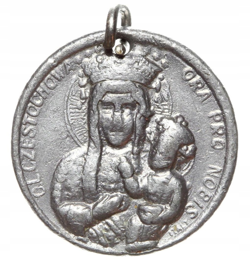 STARY MEDAL - ŚW. KRZYSZTOF - MATKA CZĘSTOCHOWSKA