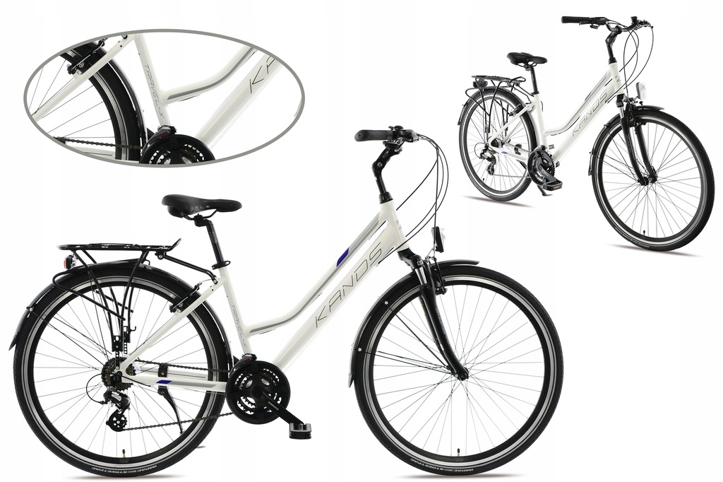 ROWER TREKKING 28 KANDS TRAVELX biały D17 2022 11944505551