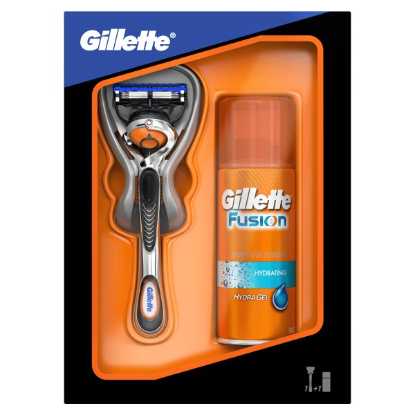 Gillette zestaw Fusion Proglide maszynka + żel PL