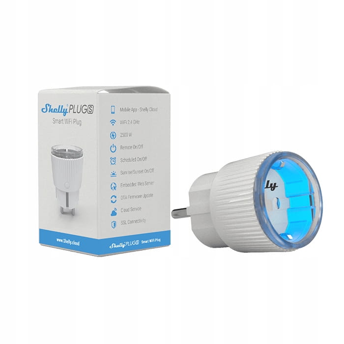 Shelly Plug S gniazdko WIFI pomiar zużycia energii w 24h