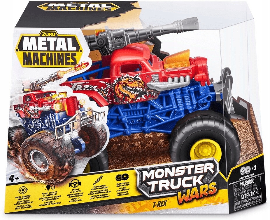 Pojazd Monster Truck seria 1, karton 6 sztuk