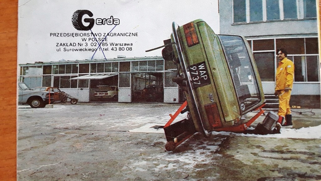 Podnośnik samochodowy hydrauliczny boczny Gerda