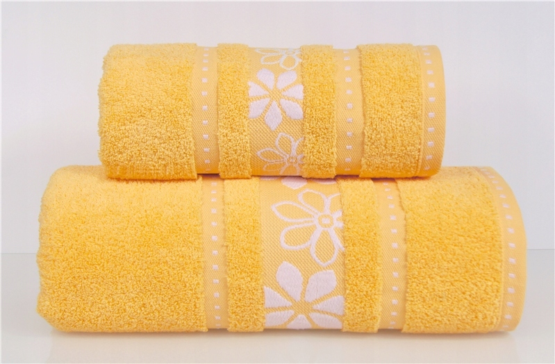 Ręcznik bawełna 50x90 Margarita żółty Greno