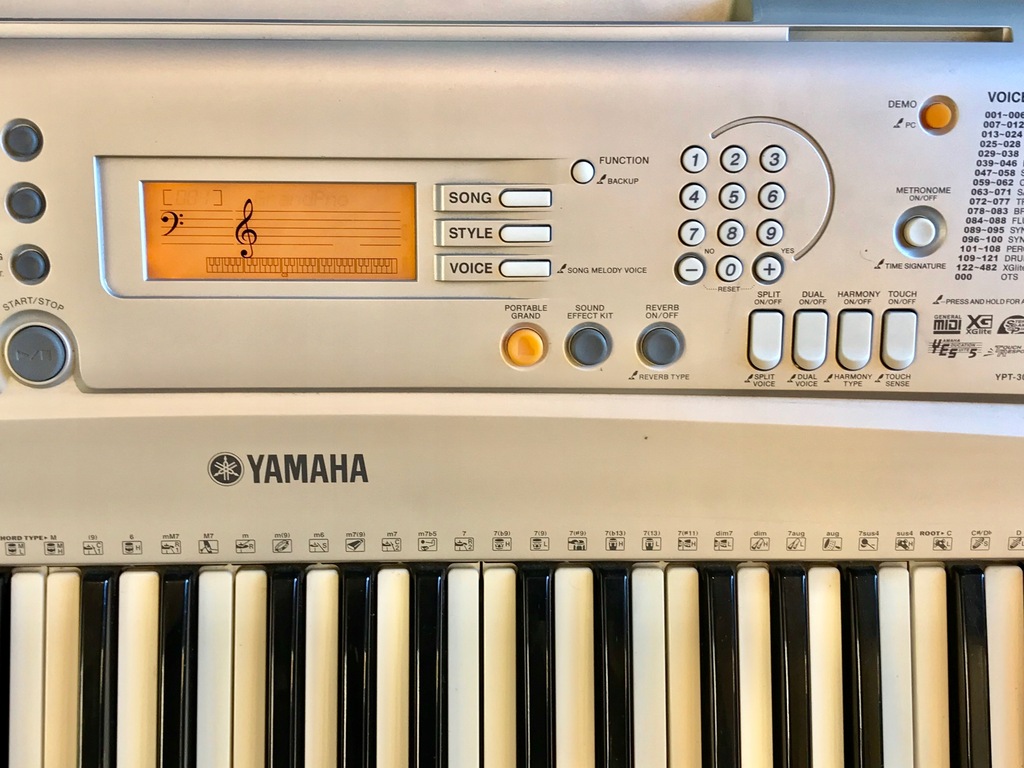 YAMAHA YPT 300 organy KEYBOARD mega okazja 8945860817 oficjalne