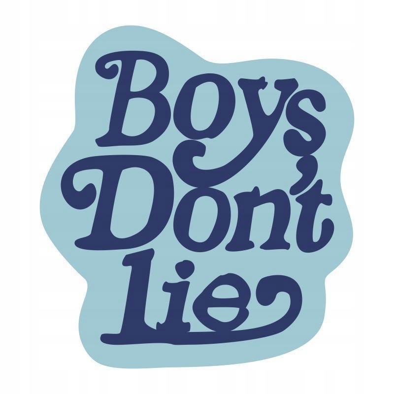 Dekoracyjny miękki dywan "Boy's don't l