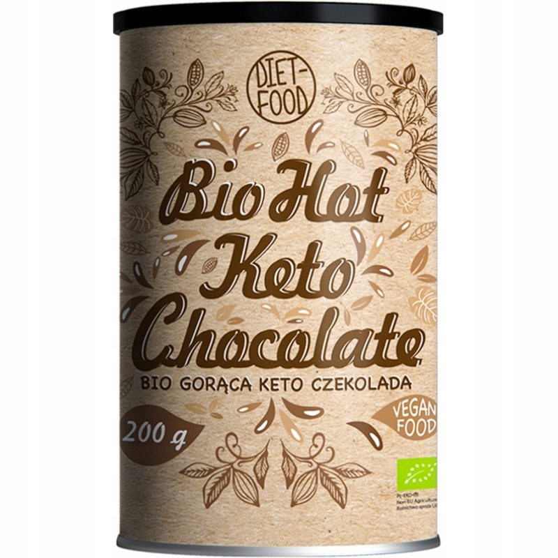 Diet-Food Hot Keto Chocolate BIO proszek do przygotowania napoju bez d...