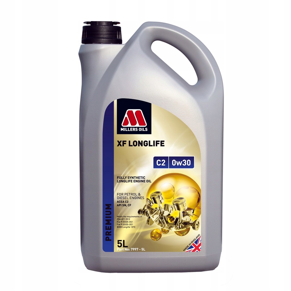 Millers Oils XF Longlife C2 0W30 5L PSA B71 2312