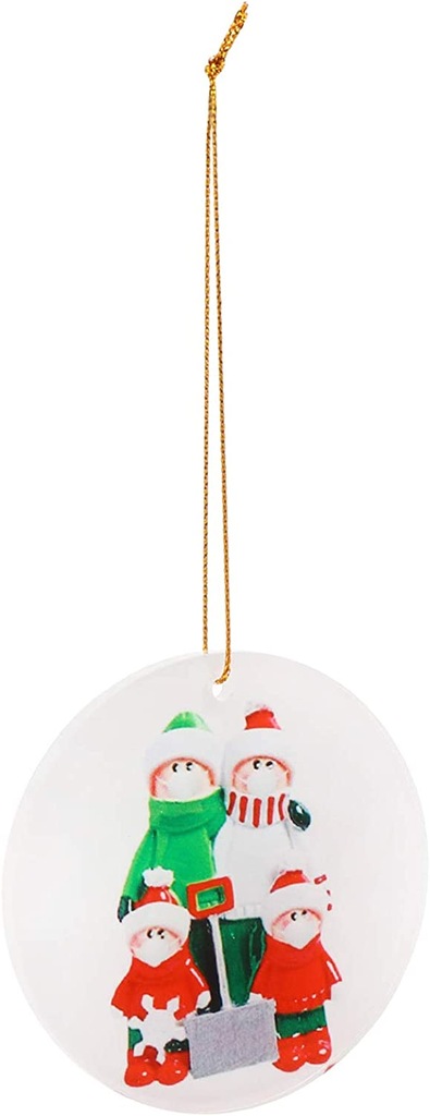 Survior kwarantanny ornament spersonalizowane