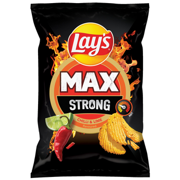 Chipsy Lay's Strong chilli limonka 190g