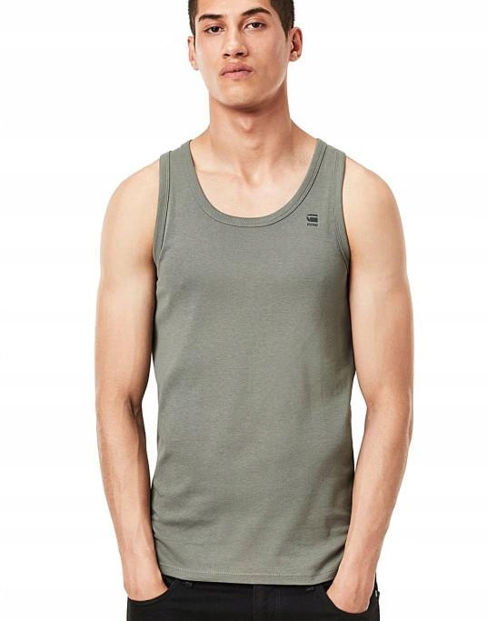 O1I505*G-STAR TANK TOP MĘSKI BEŻOWY 2PAK XS U00