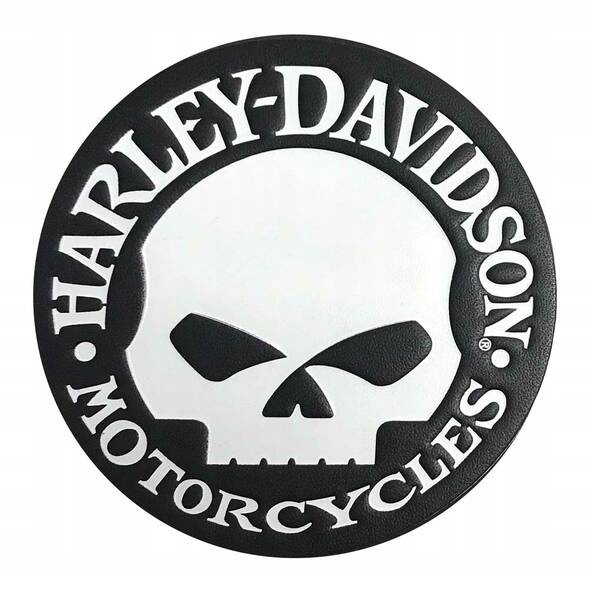 SKÓRZANA naszywka NAKLEJKA Harley-Davidson