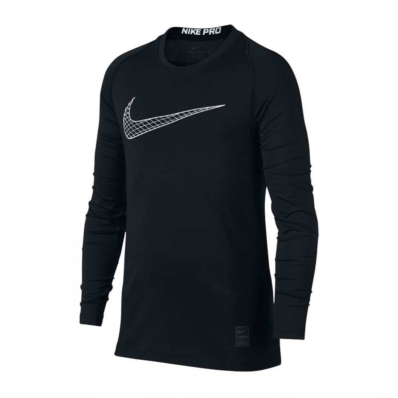 Nike JR Pro Fitted LS Shirt dł.rękaw 011 : - 164