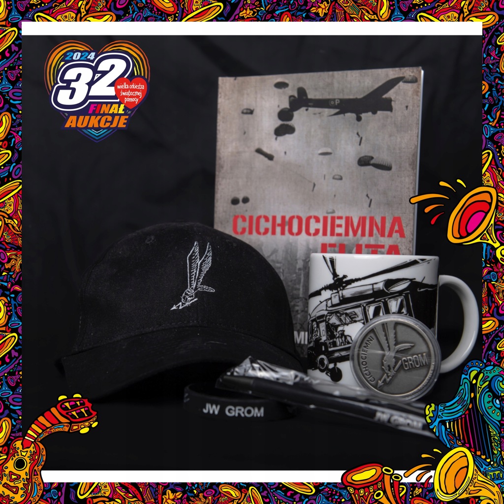 Jednostka Wojskowa GROM dla WOŚP: Zestaw gadżetów #2