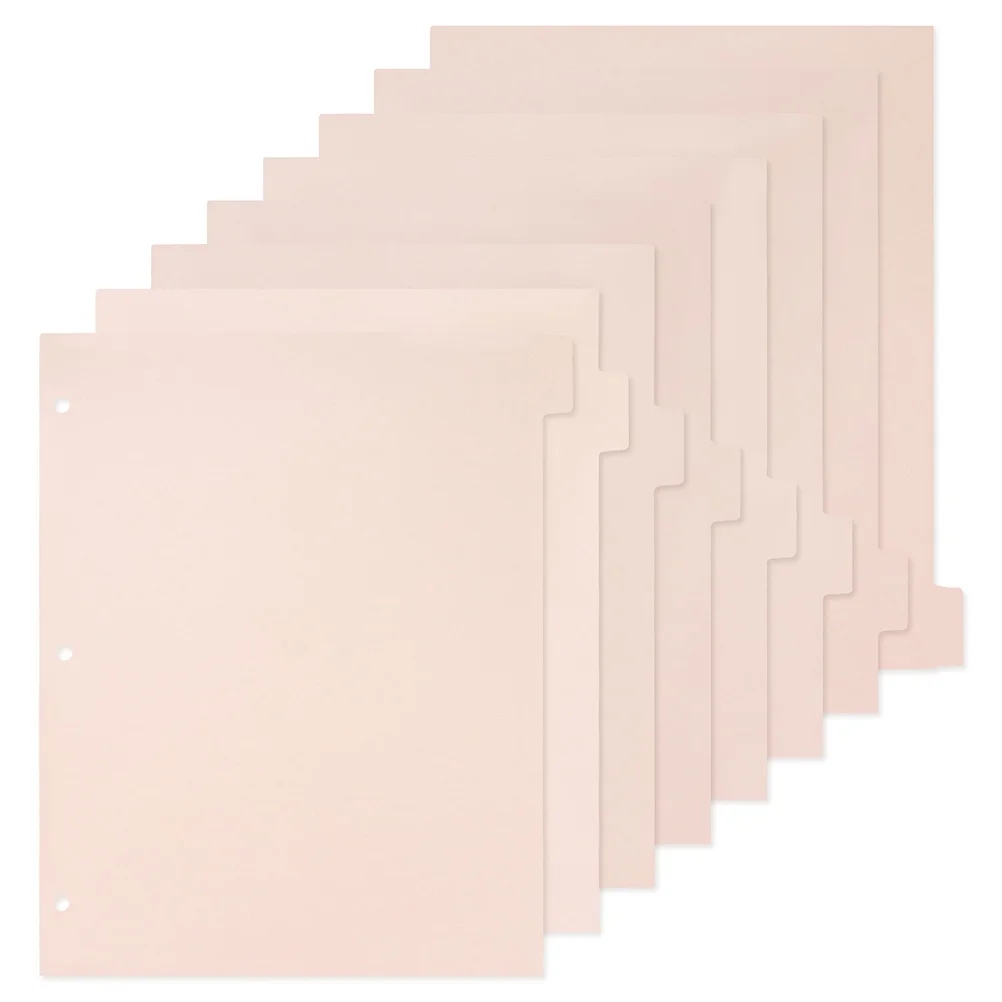 Handbook Separator Partition Loose-leaf 8 Sheets