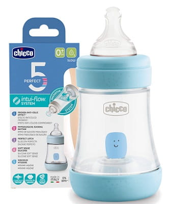 CHICCO Butelka Antykolkowa 0m+ PERFECT 5 150 ml