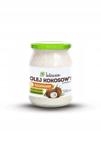 Olej kokosowy rafinowany 500ml, Intenson