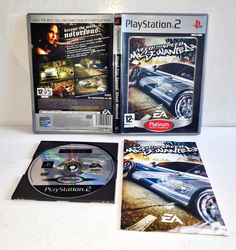 Gra Need for Speed: Most Wanted PS2 3XA CZYTAJ OPIS