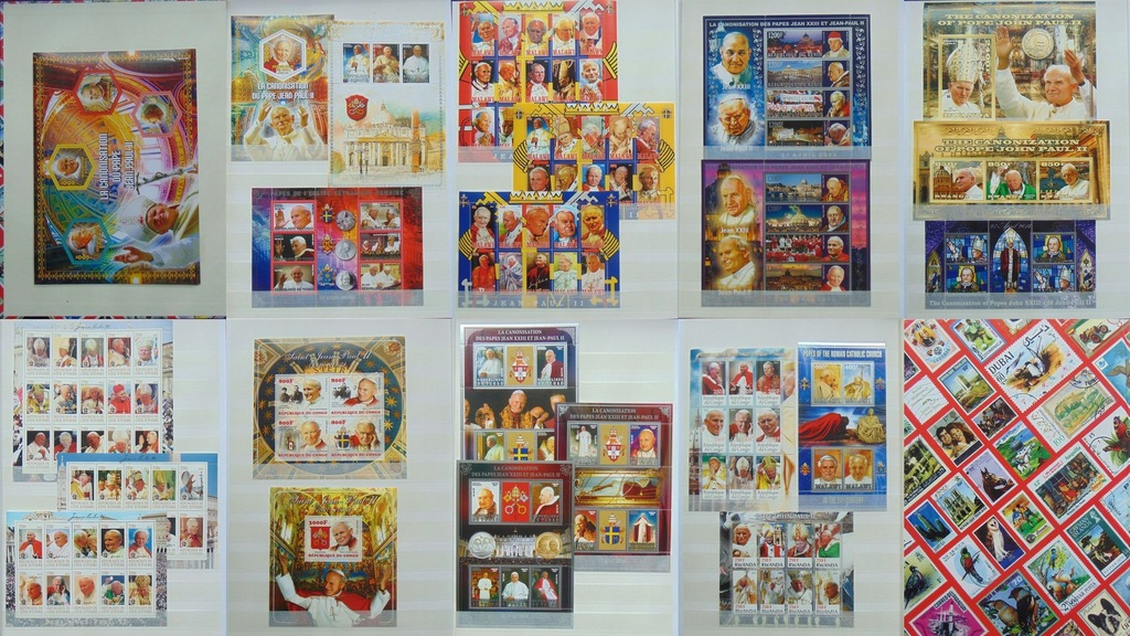 Купить Коллекция марок Папы Иоанна Павла II + класс [B]: отзывы, фото, характеристики в интерне-магазине Aredi.ru
