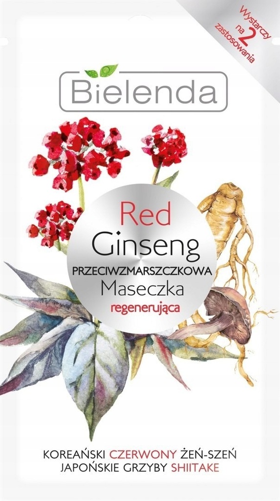 Bielenda Red Ginseng Przeciwzmarszczkowa Maseczka