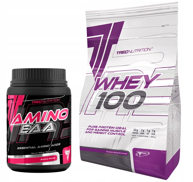 ZESTAW TREC Whey 100 2000g ciastk + Amino EAA 300g