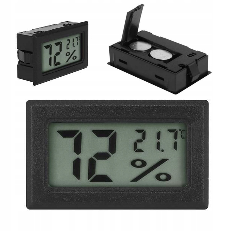 Купить Цифровой термометр, гигрометр, измеритель влажности 2 в 1: отзывы, фото, характеристики в интерне-магазине Aredi.ru