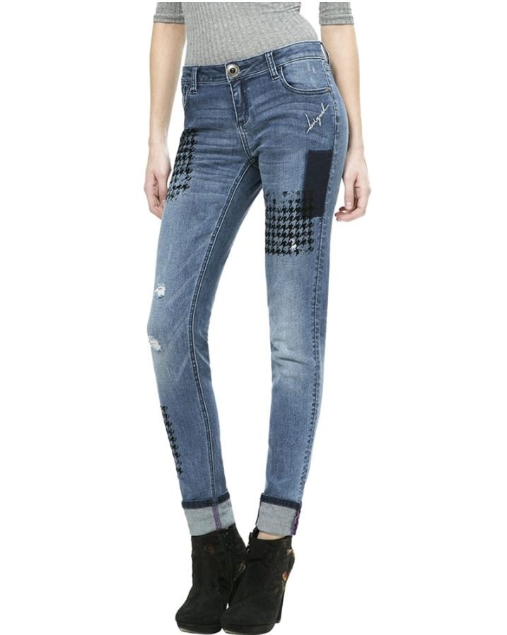 Spodnie DESIGUAL DINA damskie jeansy r. 26
