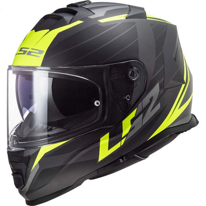 Kask LS2 FF800 Storm Nerve MatBlack H-V Yellow