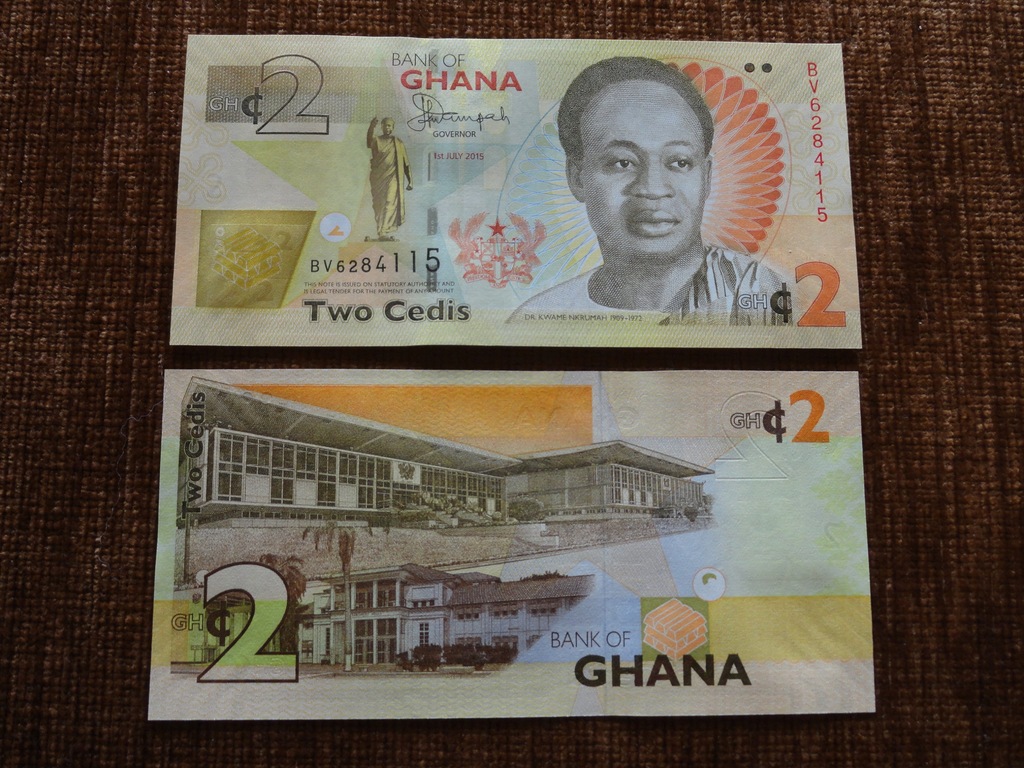 185.GHANA 2 CEDIS UNC