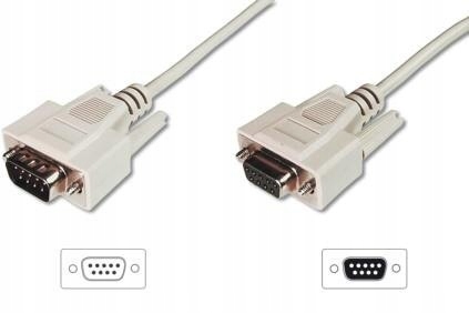 Kabel przedłużający RS232 1:1 Typ DSUB9/DSUB9 M/Ż