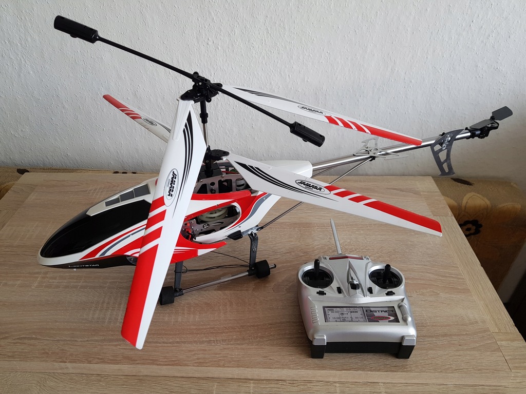 Helikopter zdalnie sterowany 27MHz dozy