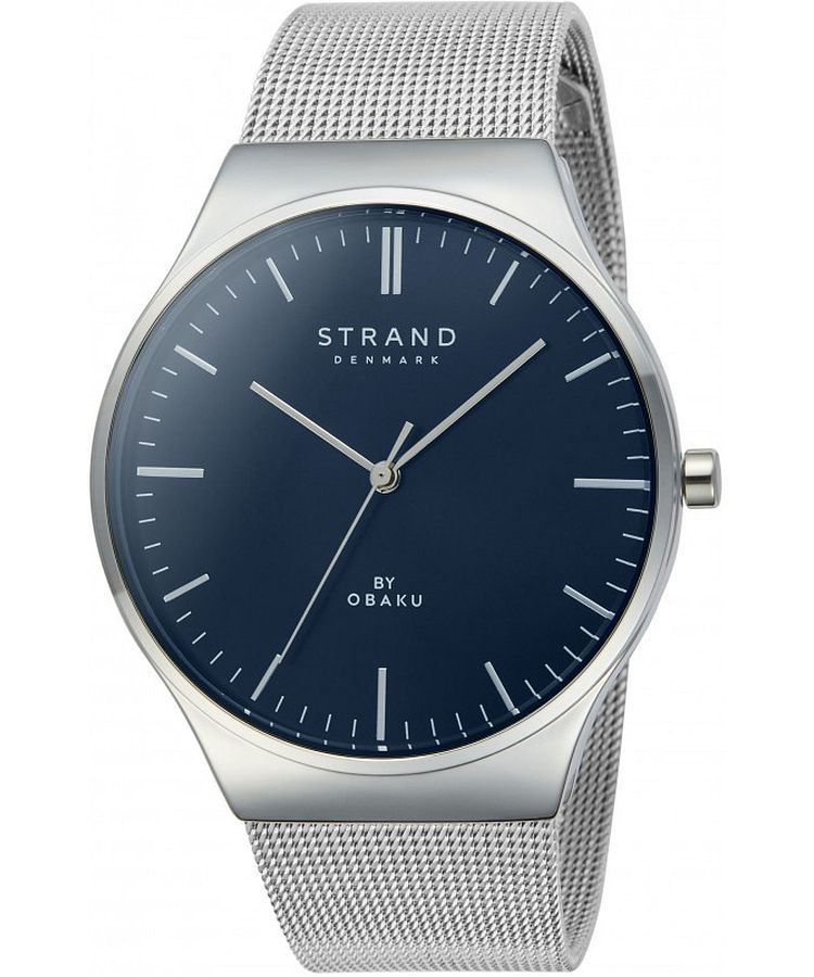 Zegarek Strand by Obaku S717GXCLMC Srebrny WR30