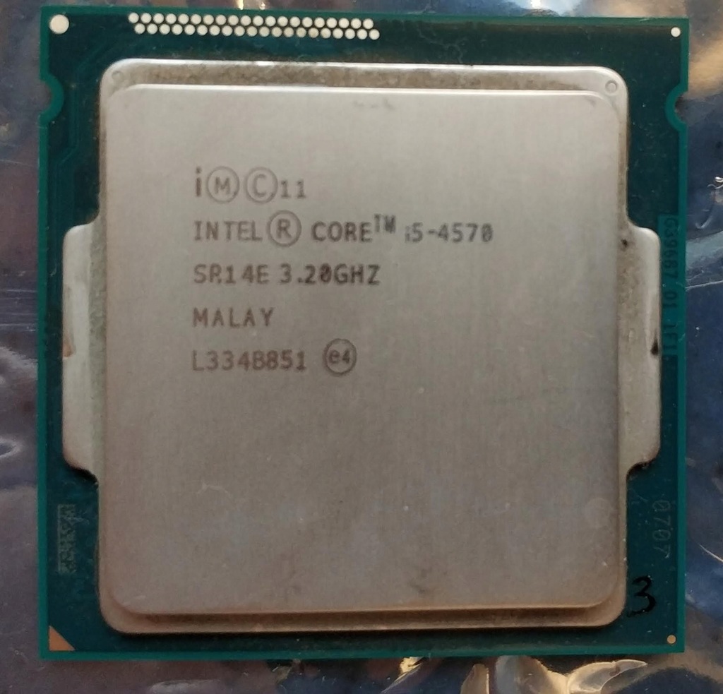 Procesor Intel I5 4570 Fclga1150 3 2ghz 4 Rdzenie 8102210133 Oficjalne Archiwum Allegro